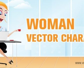 Woman Vector Character