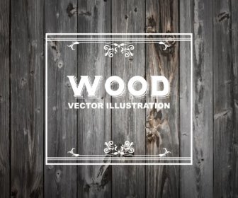 Wood Background Realistic Retro Design