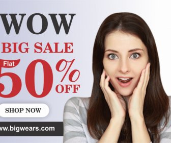 Wow Big Sale Post Or Web Banner