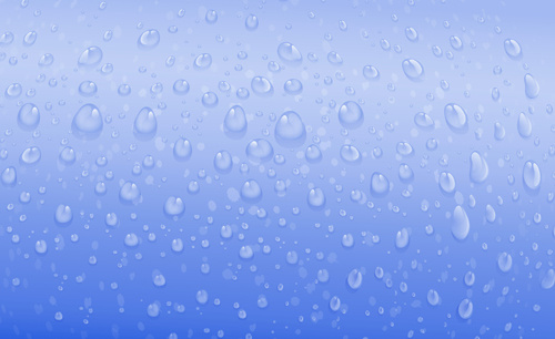 gouttes d’eau transparent design vecteur de fond