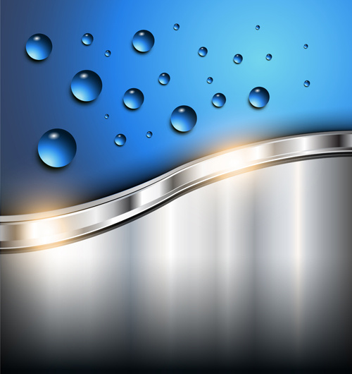 gocce d'acqua trasparente sfondo vettoriale