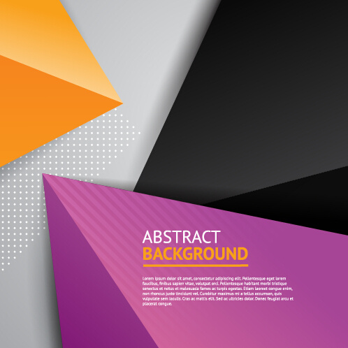 Dreieck-Prägung farbigen Hintergrund-Vektor-Grafiken