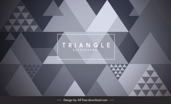 triangoli sfondo moderno arredamento illusione piatta