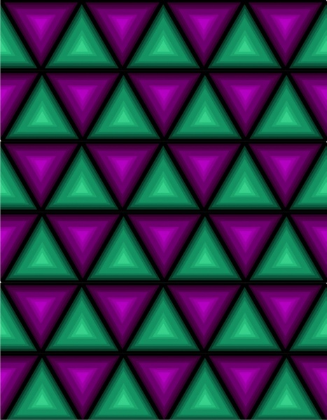 lo schema si ripete nello stile di triangoli sfondo colorato