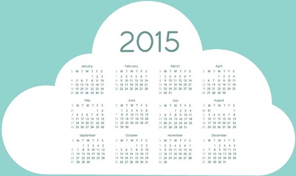 綠松石雲 background15 向量曆