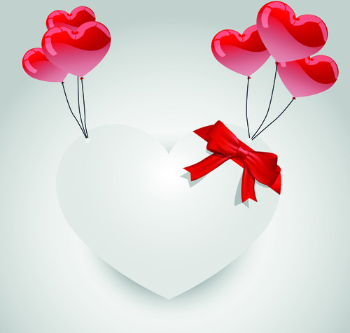 Vektor-Valentine Tag Herzen Elemente
