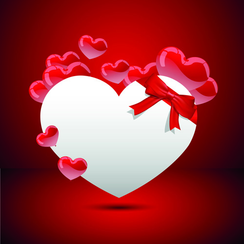 情人節心臟元素向量