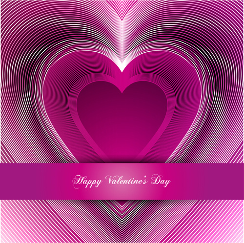 fondos de amor día de San Valentín de vectores