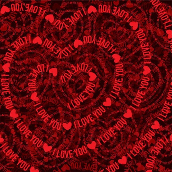 Sevgililer günü kalpleri kırmızı arka plan
