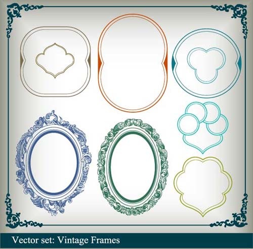 Varios vector Frame Set