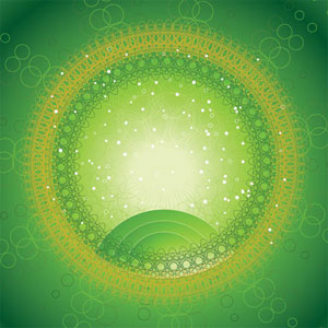 vektor asrama jeruk indah pada ilustrasi abstrak latar belakang hijau gelap