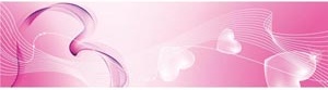 Vector Beautiful Transparent Smoke Heart Valentine8217s Day Banner