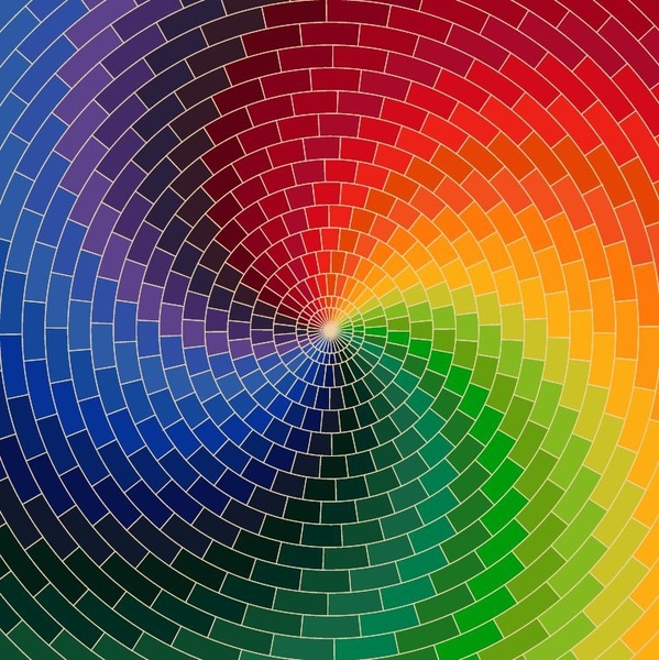 Fondo abstracto de vector colorido mosaico