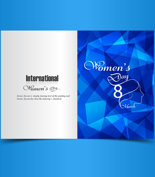 vector design para mulheres dia cartão para projeto colorido de elemento