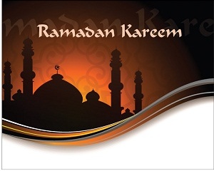ناقل أنيقة شهر رمضان الكريم بطاقة