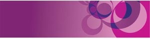 Vector Floral Art Design Elements Purple Banner