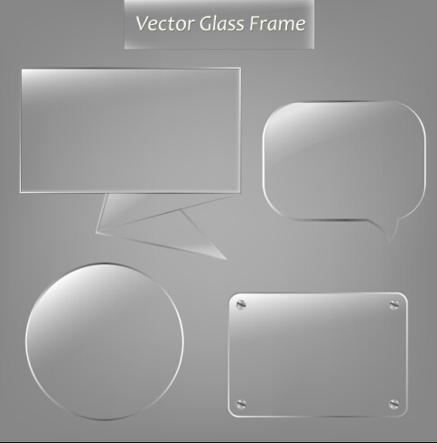 vektor kaca bingkai desain vektor