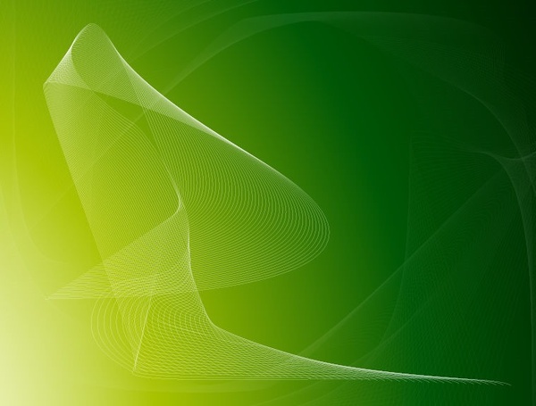 vektor hijau gelombang abstrak latar belakang