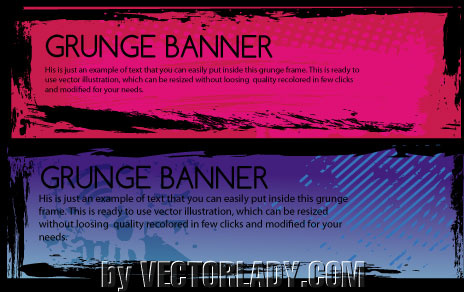 vektor grunge banner
