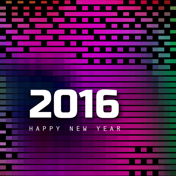 新年あけましておめでとうございます 2016 テキストの背景をベクトルします。