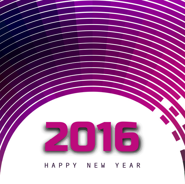 felice nuovo anno 2016 testo fondo di vettore