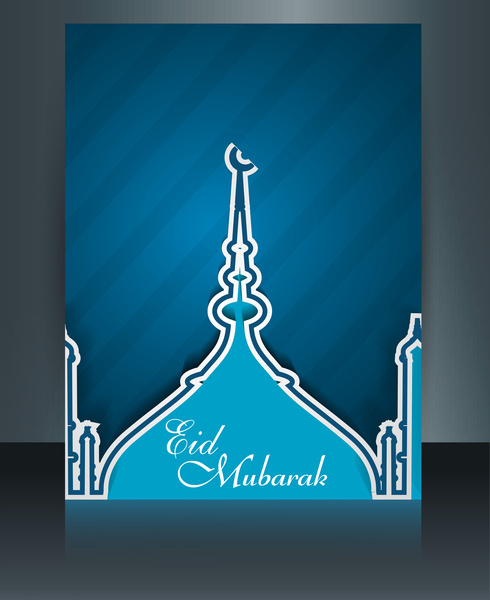 Ilustración vectorial de caligrafía árabe islámica, la plantilla de Diseño Folleto Ramadan Kareem texto