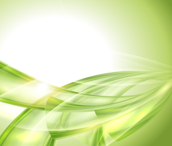 ilustrasi alam hijau abstrak latar belakang vektor