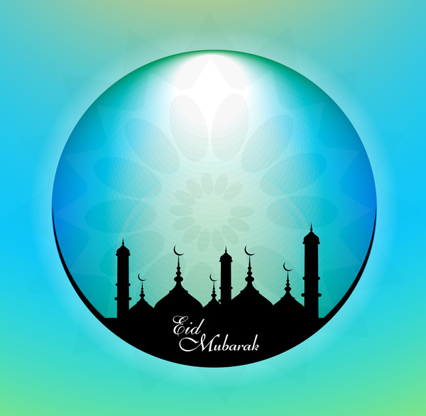 Vector ilustración de colorido diseño de Ramadán kareem