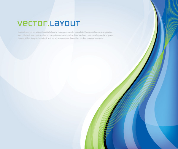 layout vetorial