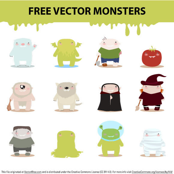 Vektor-Monster