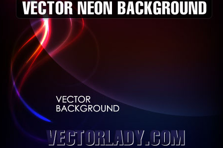 neon Vector latar belakang