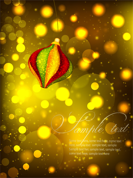 Vector Of Colorful Lantern On Bokeh Background