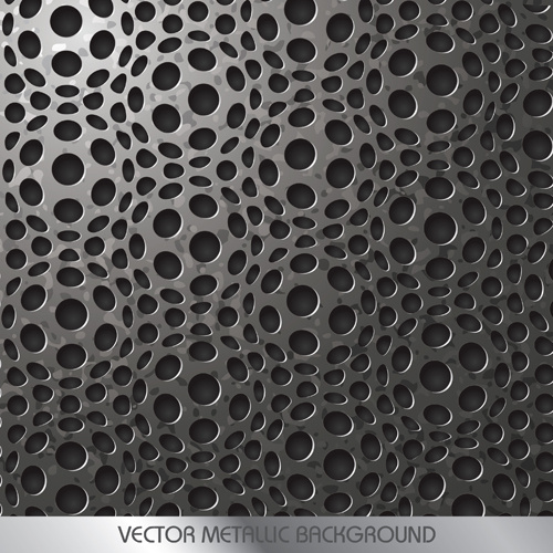 Vector backgrounds metálico padrão