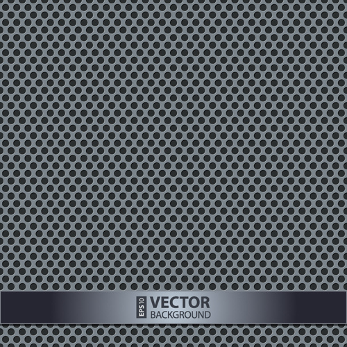Vector set logam mesh latar belakang grafis