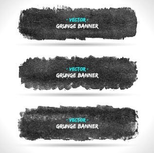 Vektor-Set von Grunge banner