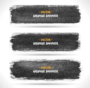 Vektor-Set von Grunge banner