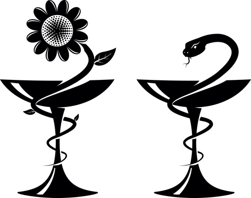elementos de design de símbolo de cobra vetorial