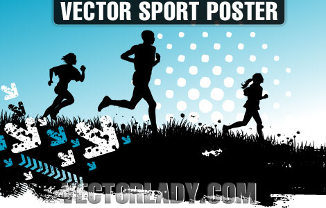 affiche sport Vector