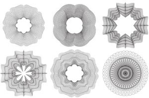 vintage elemen dekoratif bunga untuk desain vektor