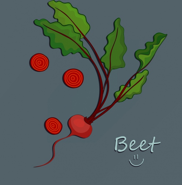 légumes betterave icône verte rouge motif