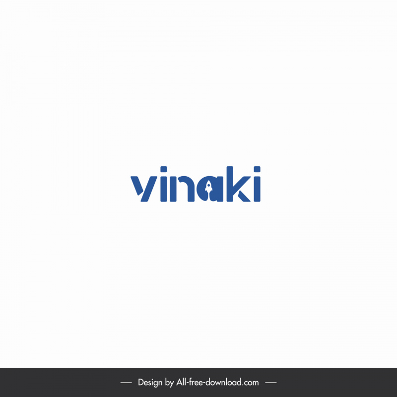 クリエイティブなスタートアップモダンシンプルに関するヴィナキのロゴ