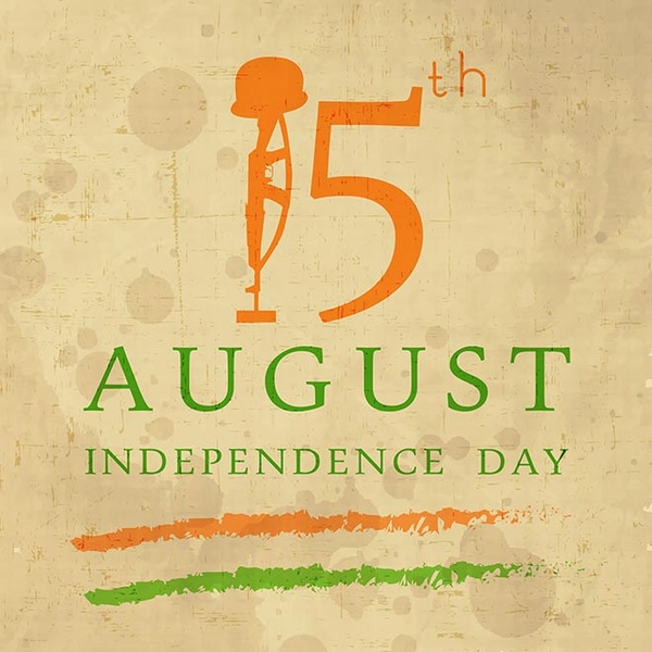 latar belakang vintage Agustus hari kemerdekaan latar belakang indian