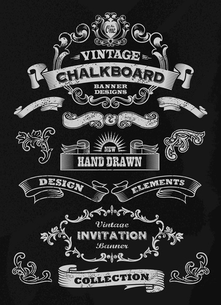 etichette vintage bianche e nero con ornamenti vettoriale