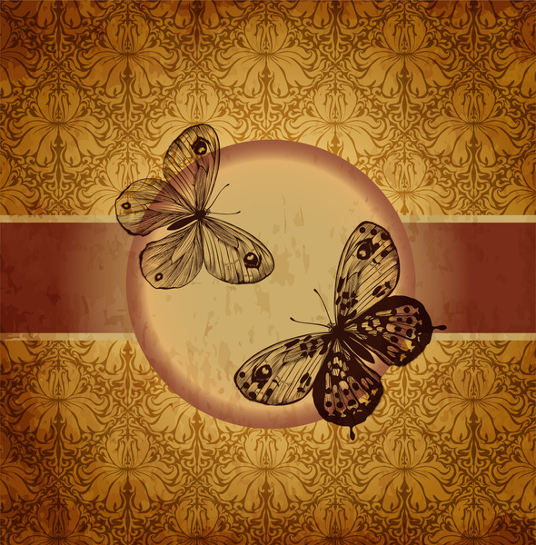 décor vintage papillon