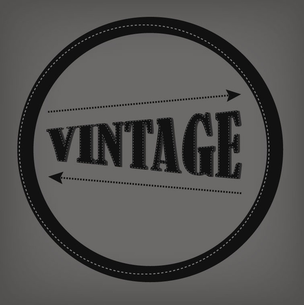Vintage logo tasarımı