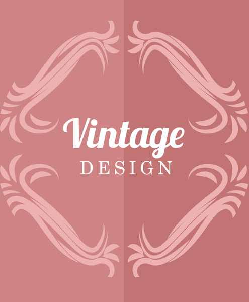 Vintage hias desain