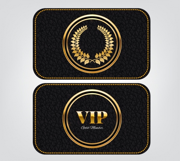 VIP карта шаблон кожа фон блестящие золотые декор