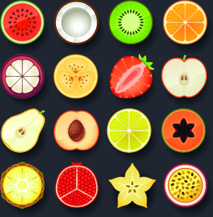 lebendige Nahrung Icon Design Vektor