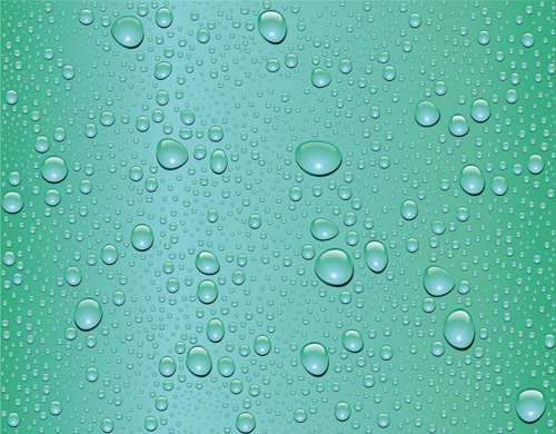قطرات الماء حية تصميم المتجهات