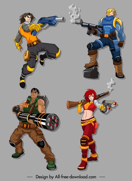 воин иконы 3d мультипликационных персонажей эскиз